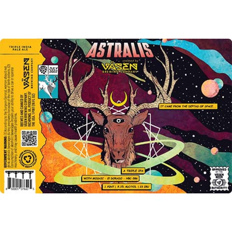 Vasen Astralis TIPA 16OZ SINGLE CAN