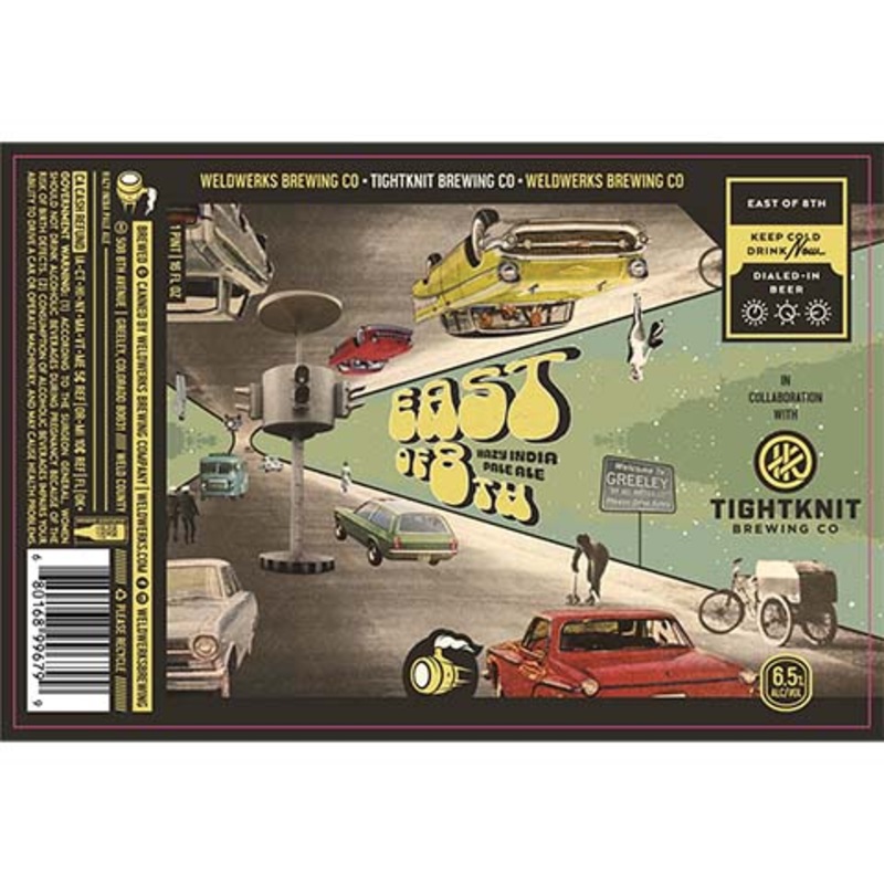 Weldwerks East of 8th Hazy IPA 16OZ SINGLE CAN