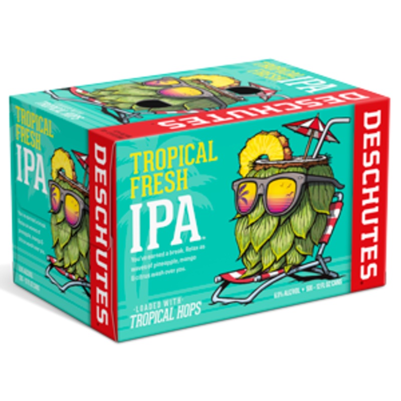 Deschutes Tropical Fresh IPA 24 – 12oz Cans, 6 Pack