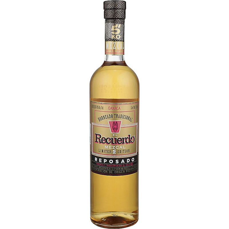 EL RECUERDO MEZCAL REPOSADO 5 KO LIMITED EDITION 80 750ML 750ML