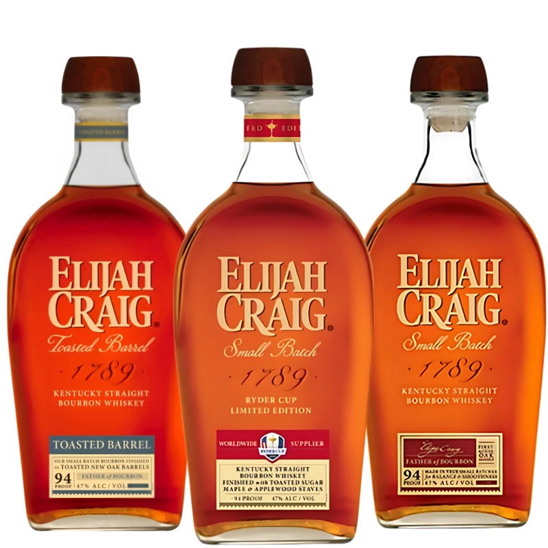 Elijah Craig Ryder Cup 2025 Commemorative Bourbon Bundle