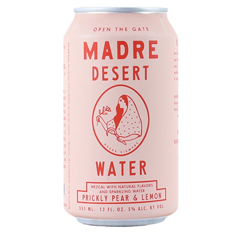 Madre Desert Water Prickly Pear & Lemon 12OZ SINGLE CAN