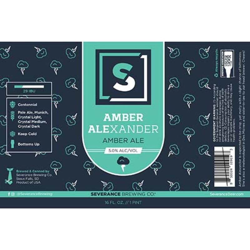 Severance Amber Alexander Amber Ale 16OZ SINGLE CAN