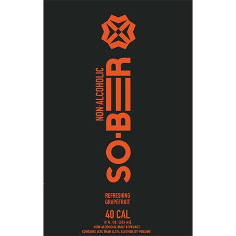 So-Ber Light Refreshing Grapefruit Non-Alcoholic Beverage 12OZ SINGLE CAN