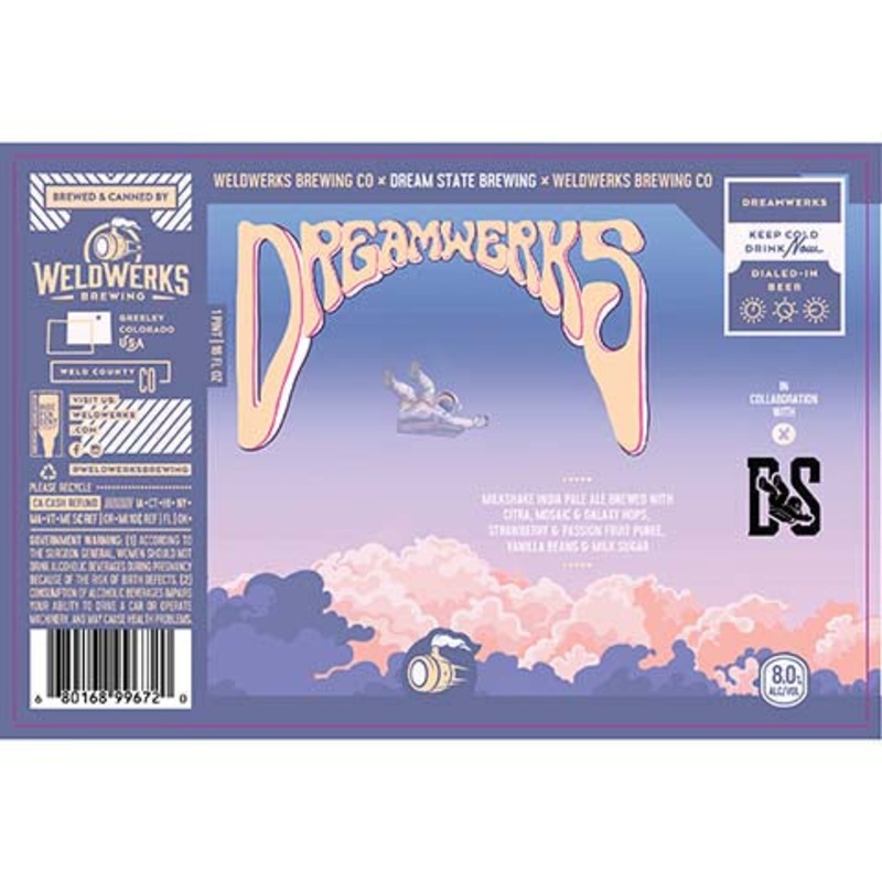 Weldwerks DreamWerks Milkshake IPA 16OZ SINGLE CAN
