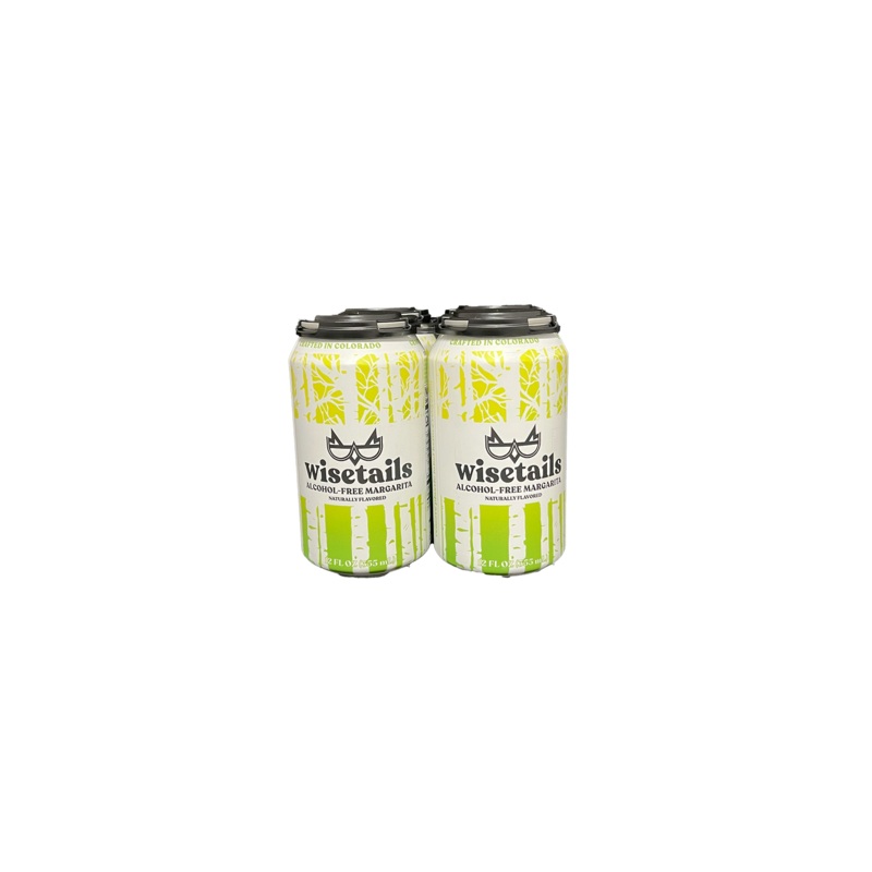 Wisetails Alcohol Free Margarita 4 Pack Cans