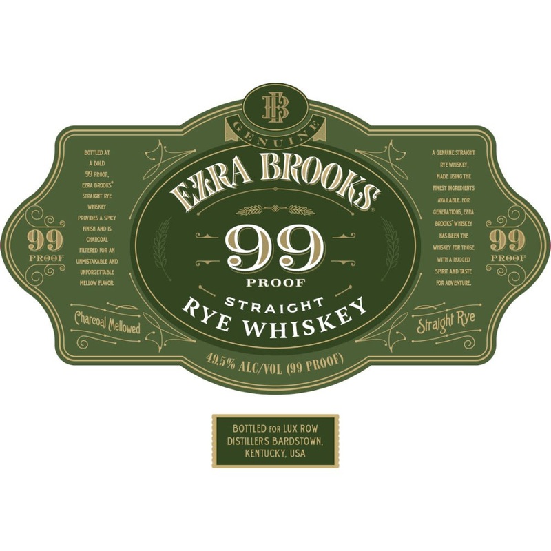 Ezra Brooks 99 Proof Straight Rye