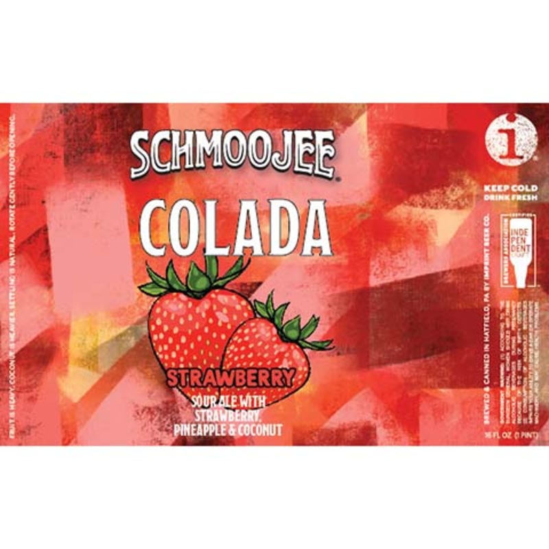 Imprint Schmoojee Colada Strawberry Sour Ale 16OZ SINGLE CAN