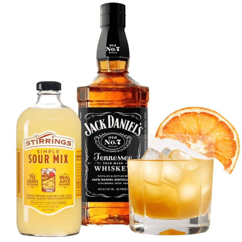 Jack Daniels Whiskey Sour Gift Set Cheers to You