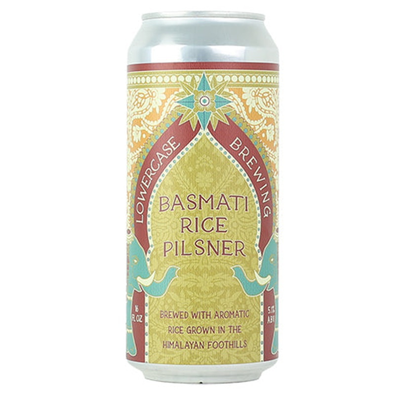 Lowercase Basmati Rice Pilsner 16OZ SINGLE CAN