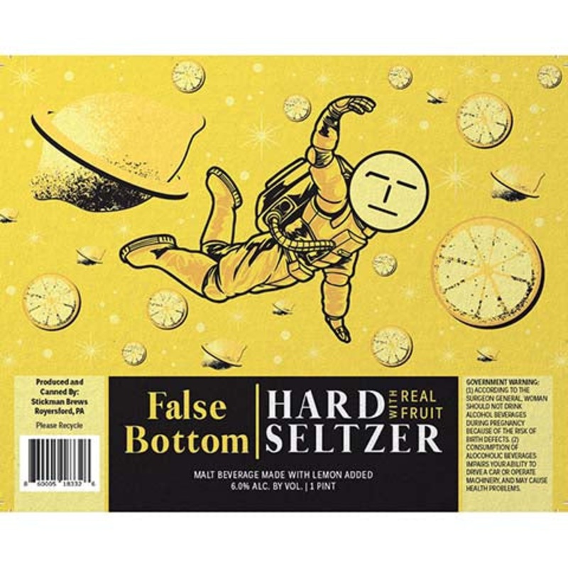 Stickman False Bottom Hard Seltzer 16OZ SINGLE CAN