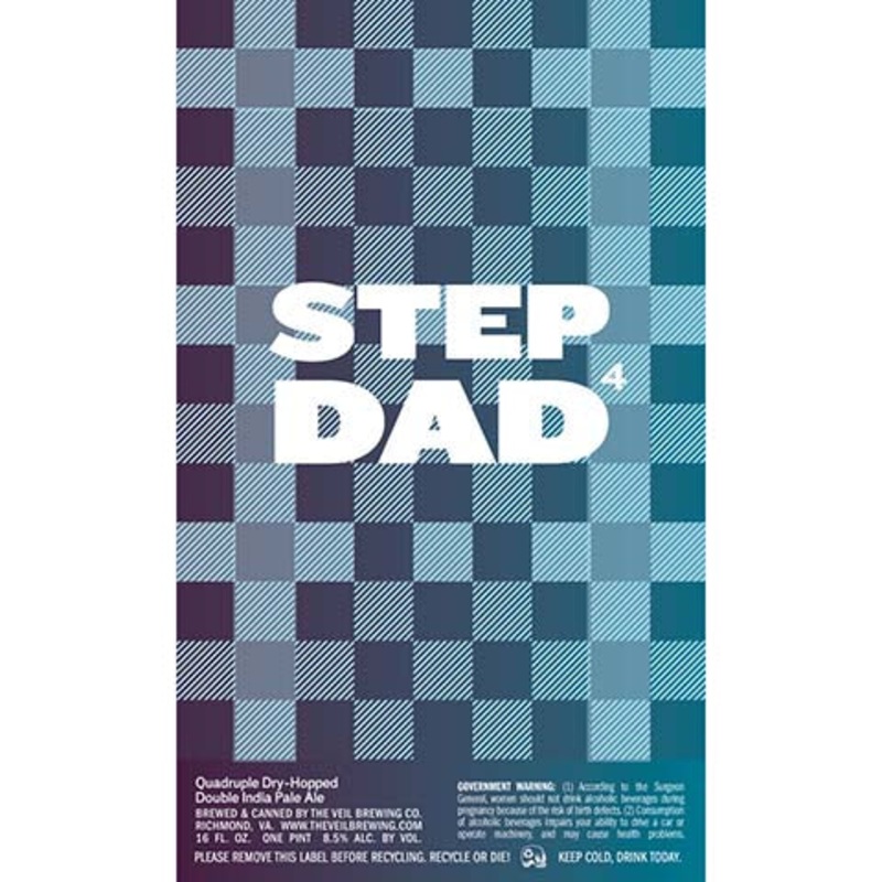 The Veil Step Dad4 DIPA 16OZ SINGLE CAN