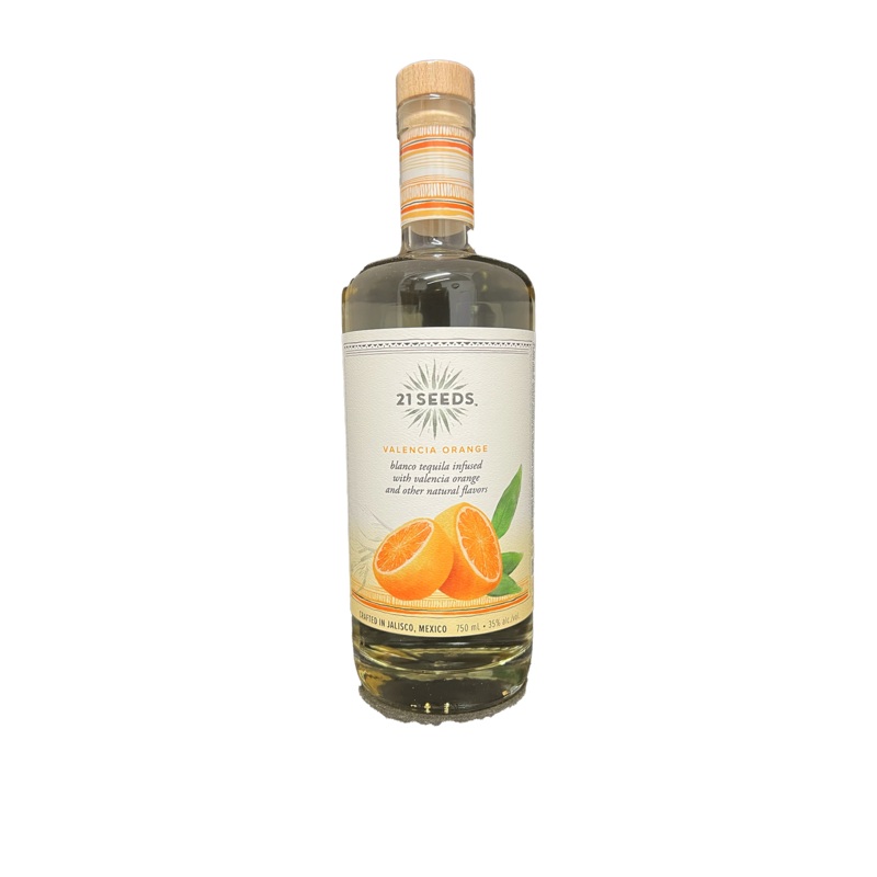 21 Seeds Valencia Orange Tequila 750ML