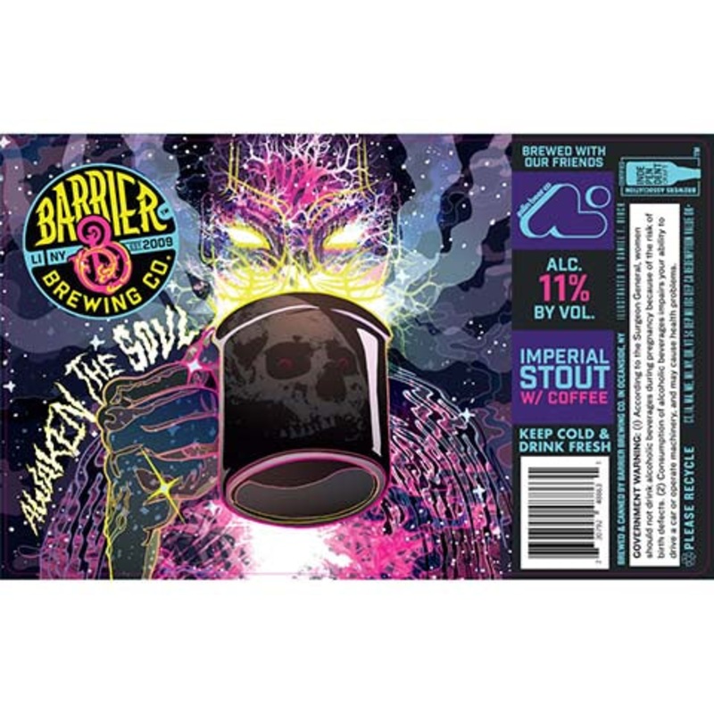 Barrier Awaken The Soul Imperial Stout 16OZ SINGLE CAN