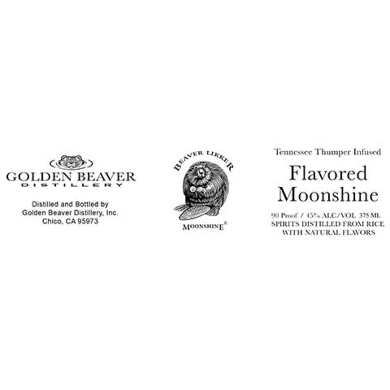 Beaver Likker Flavored Moonshine 375ML BTL