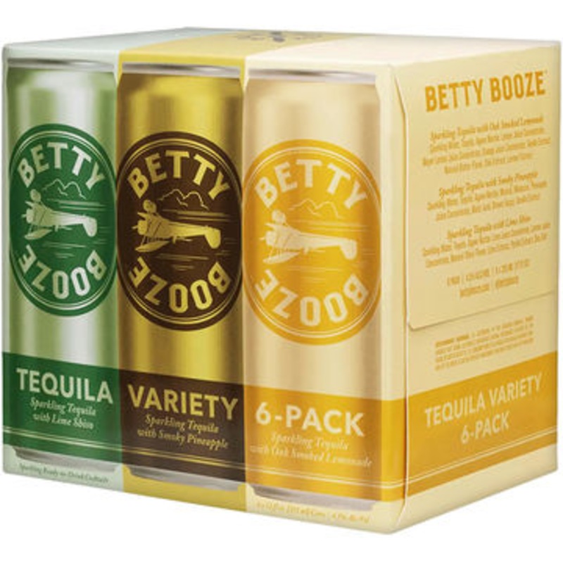 Betty Booze Tequila Combo Pack 6 Pack