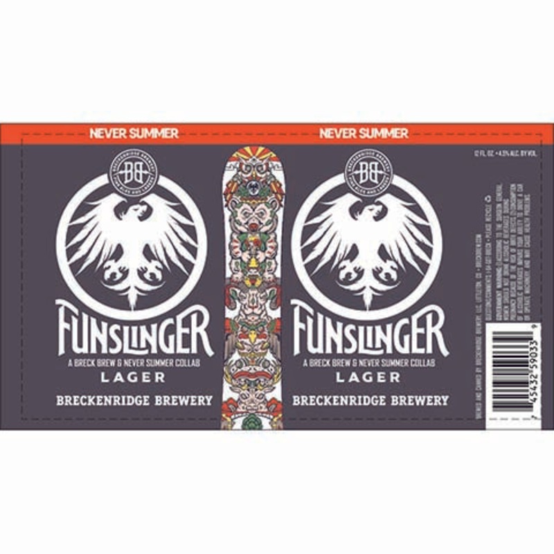 Breckenridge Funslinger Lager 12OZ SINGLE CAN
