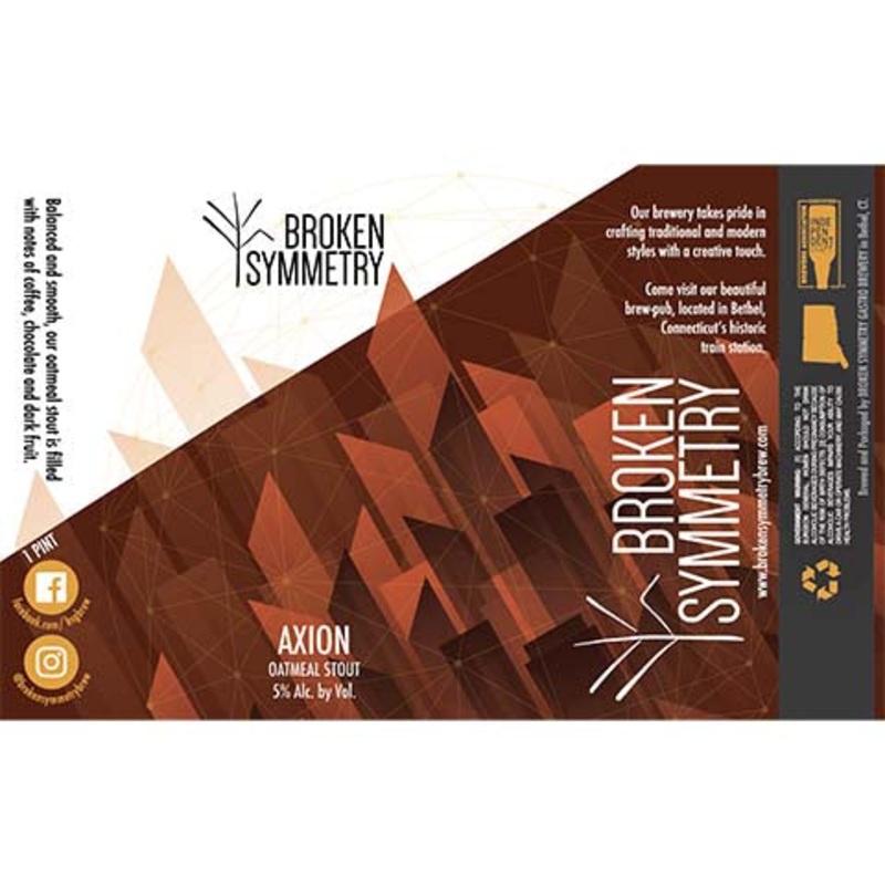 Broken Symmetry Axion Oatmeal Stout 16OZ SINGLE CAN