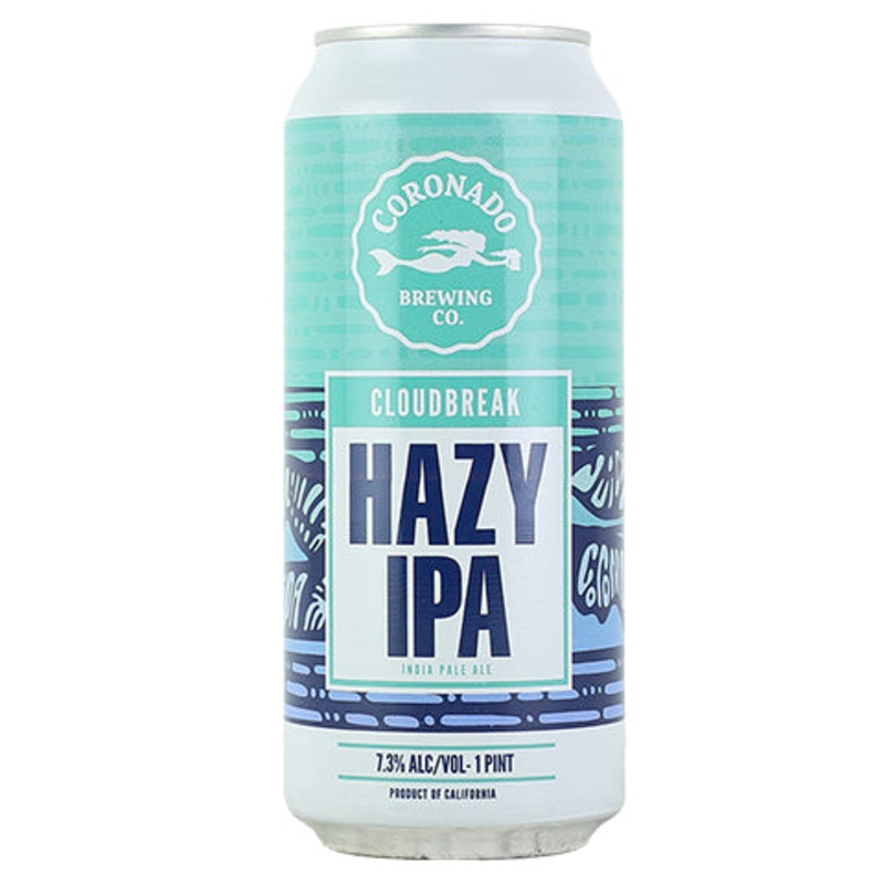 Coronado Cloudbreak Hazy IPA 16OZ SINGLE CAN
