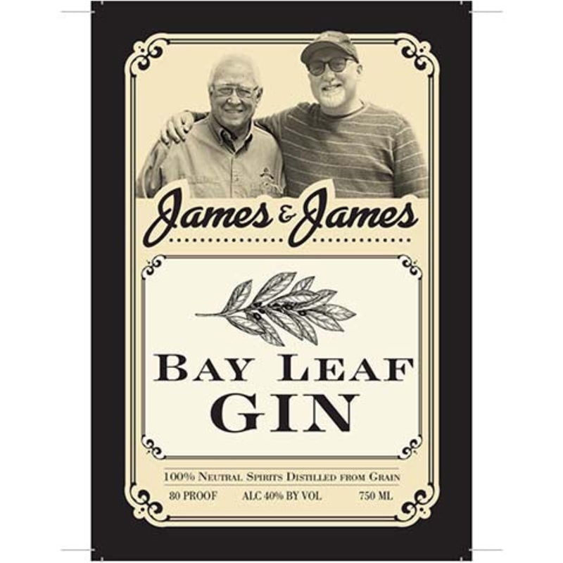 James & James Bay Leaf Gin 750ML BTL