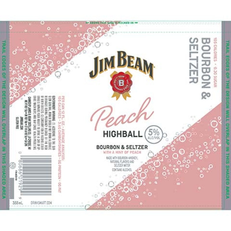Jim Beam Peach Highball 12OZ SINGLE CAN