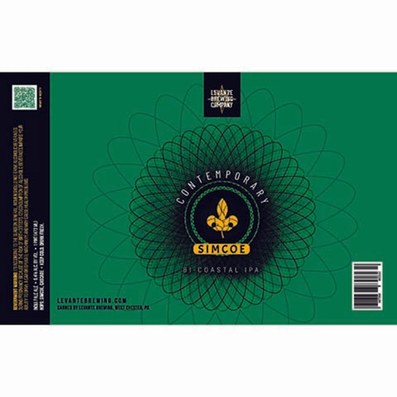 Levante Contemporary Simcoe Bi-Coastal IPA 16OZ SINGLE CAN