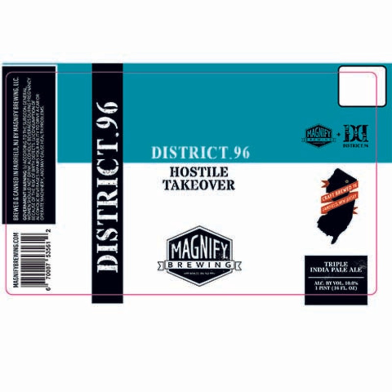Magnify District .96 Hostile Takeover TIPA 16OZ SINGLE CAN