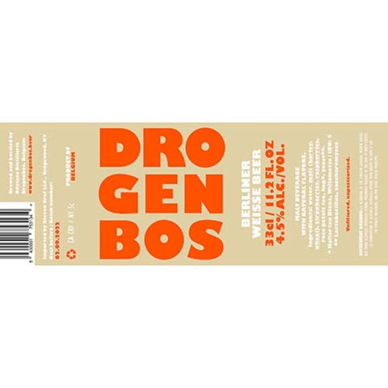 Odyssee Drogenbos Berliner Weisse Beer 11.2OZ SINGLE BTL