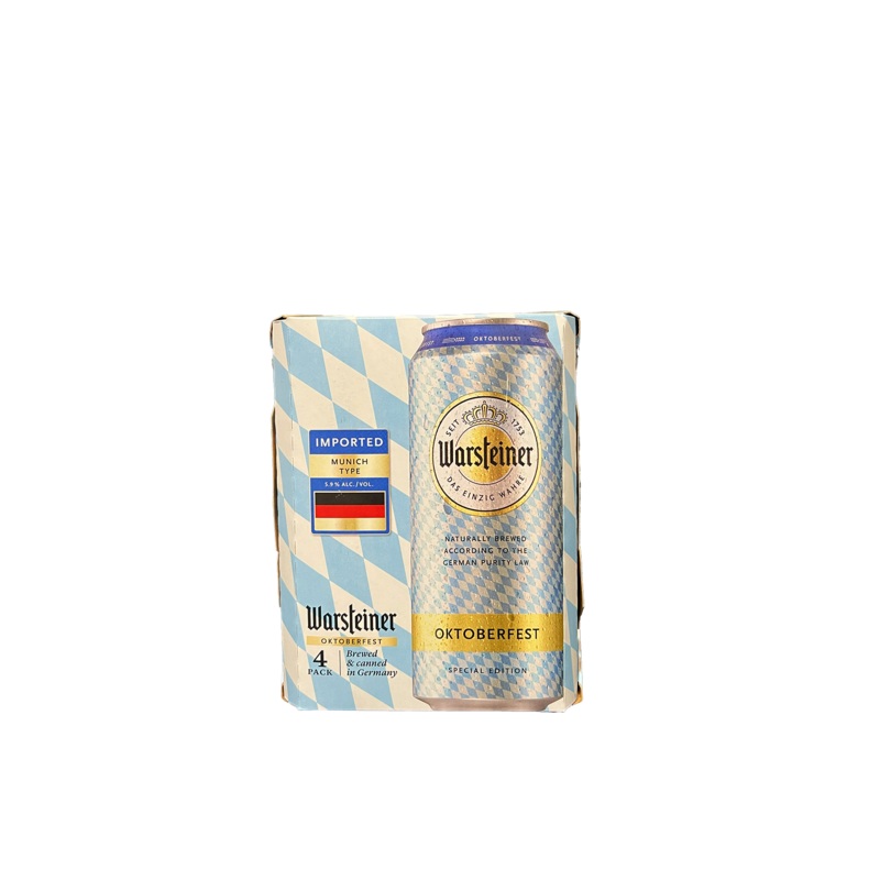 Warsteiner Oktoberfest 4 Pack Cans