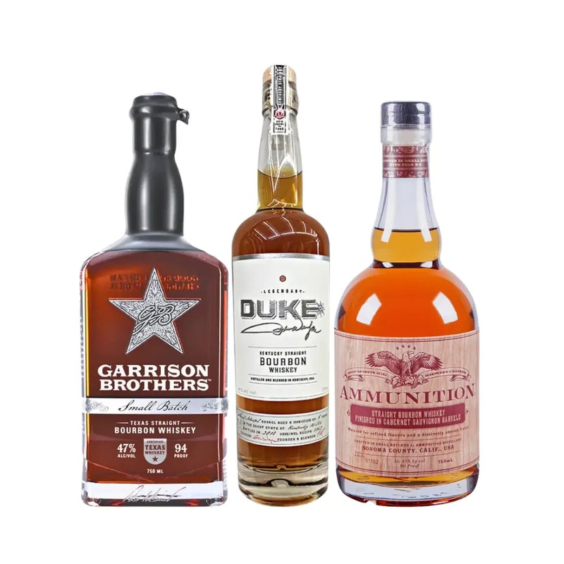 Whiskey Bundle  Garrison Brothers, Legendary Duke & Ammunition (3 x 750mL)