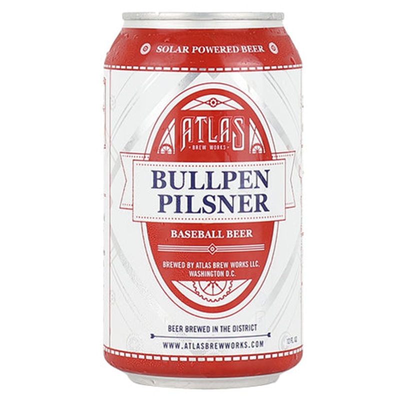 Atlas Brew Works Bullpen Pilsner 12OZ SINGLE CAN
