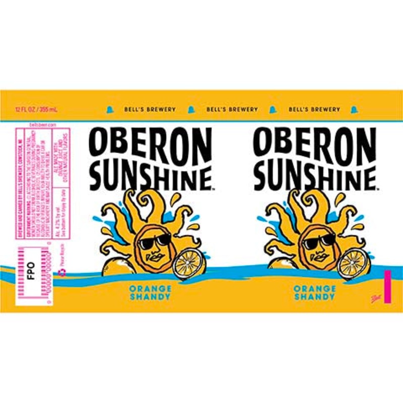 Bell’s Oberon Sunshine Orange Shandy 12OZ SINGLE CAN