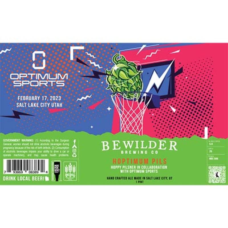 Bewilder Hoptimum Pils 16OZ SINGLE CAN