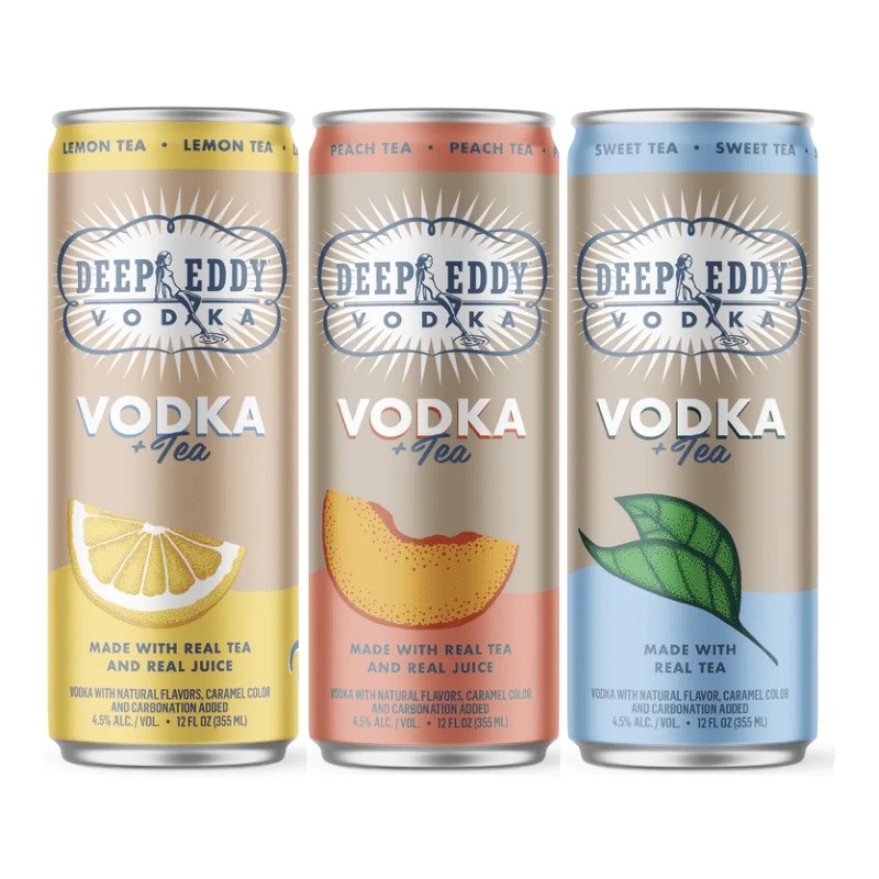 Deep Eddy Vodka + Tea Variety 6-Pack 12OZ 6PK CAN