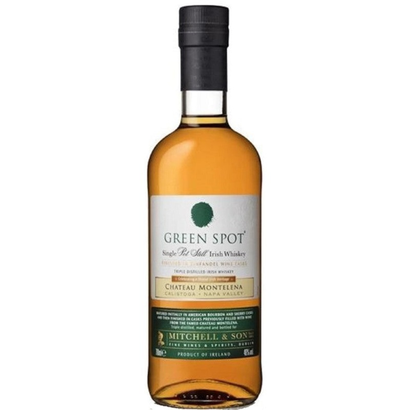 GREEN SPOT SINGLE POT STILL IRISH WHISKEY FINISHED IN ZINFANDEL CASKS CHATEAU MONTELENA 92 750ML 750ML