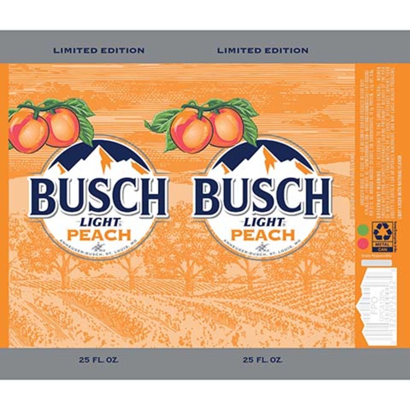 Busch Light Peach 25OZ SINGLE CAN
