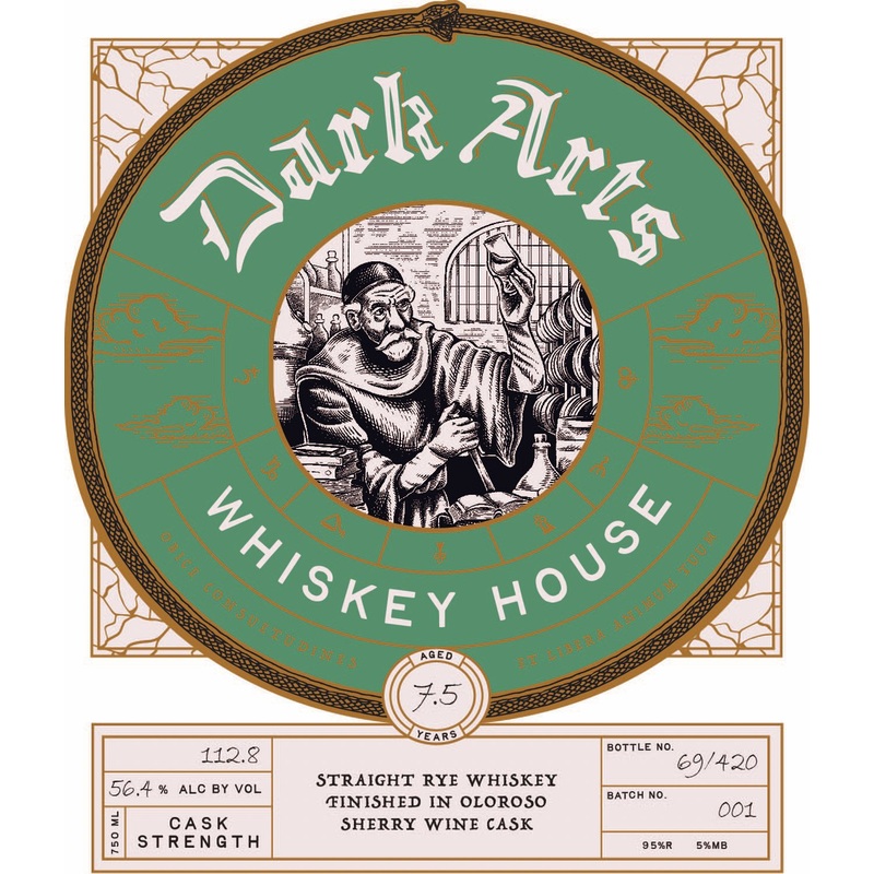 Dark Arts 7.5 Year Straight Rye Whiskey Cask Strength