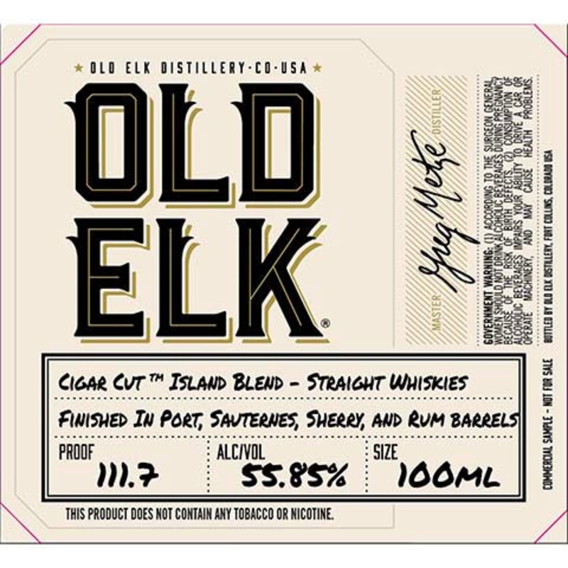 Old Elk Cigar Cut Island Blend Straight Whiskies 750ML BTL