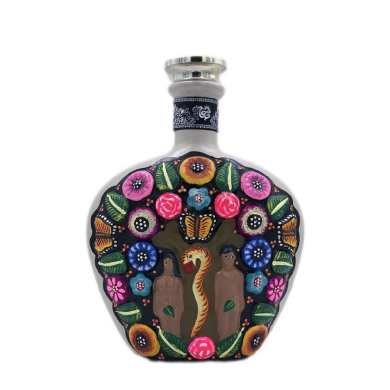 Riqueza Cultural Aejo El Arbol De La Vida (Adam & Eve) Ceramic Tequila 750mL