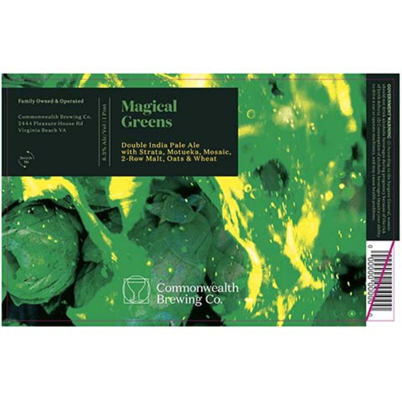 Commonwealth Magical Greens DIPA 16OZ SINGLE CAN