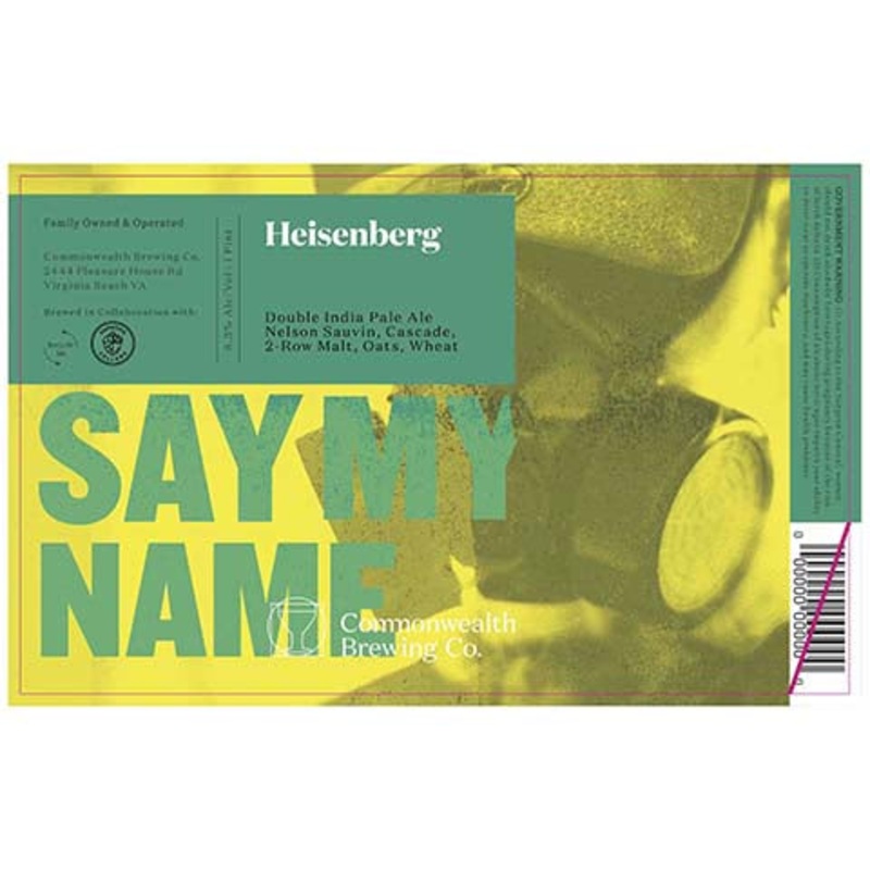 Commonwealth Say My Name DIPA 16OZ SINGLE CAN