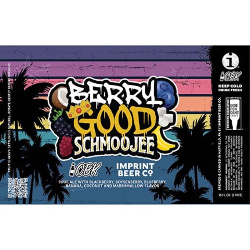 Imprint Beer Berry Good Schmoojee Sour Ale 16OZ SINGLE CAN