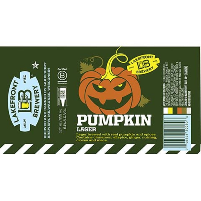 Lakefront Pumpkin Lager 12OZ SINGLE CAN