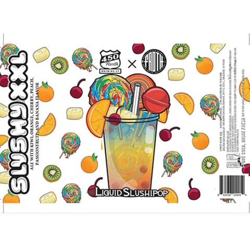 450 North Slushy XXL Liquid Slushipop Ale 16OZ SINGLE CAN