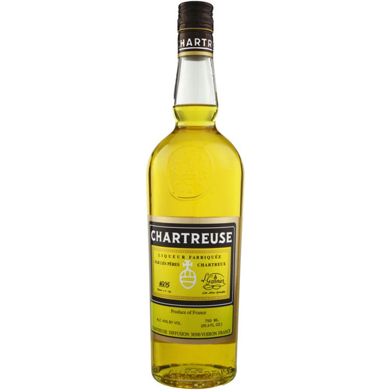 CHARTREUSE HERBAL LIQUEUR YELLOW 86 750ML 750ML