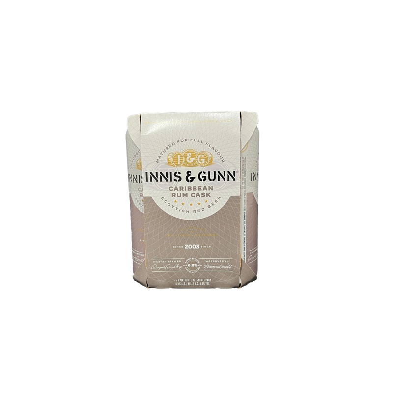 Innis & Gunn Single Caribbean Rum Aged 4 Pack Cans