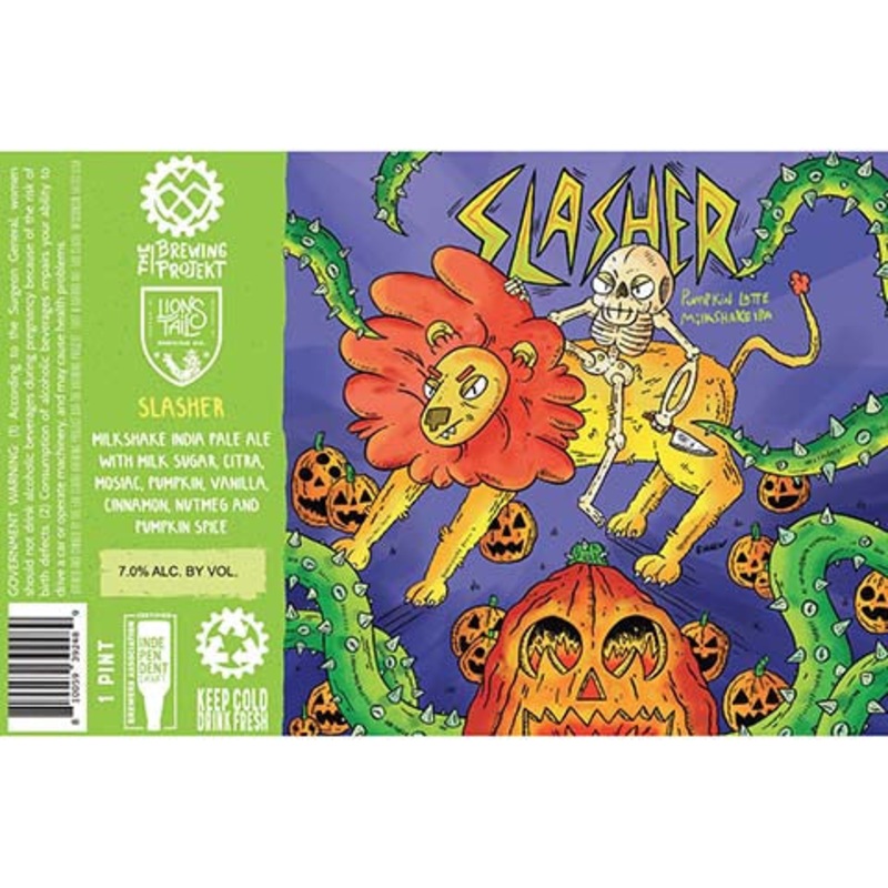 The Brewing Projekt Slasher Pumpkin Latte Milkshake IPA 16OZ SINGLE CAN