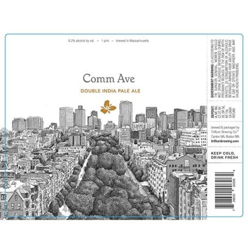 Trillium Comm Ave DIPA 16OZ SINGLE CAN