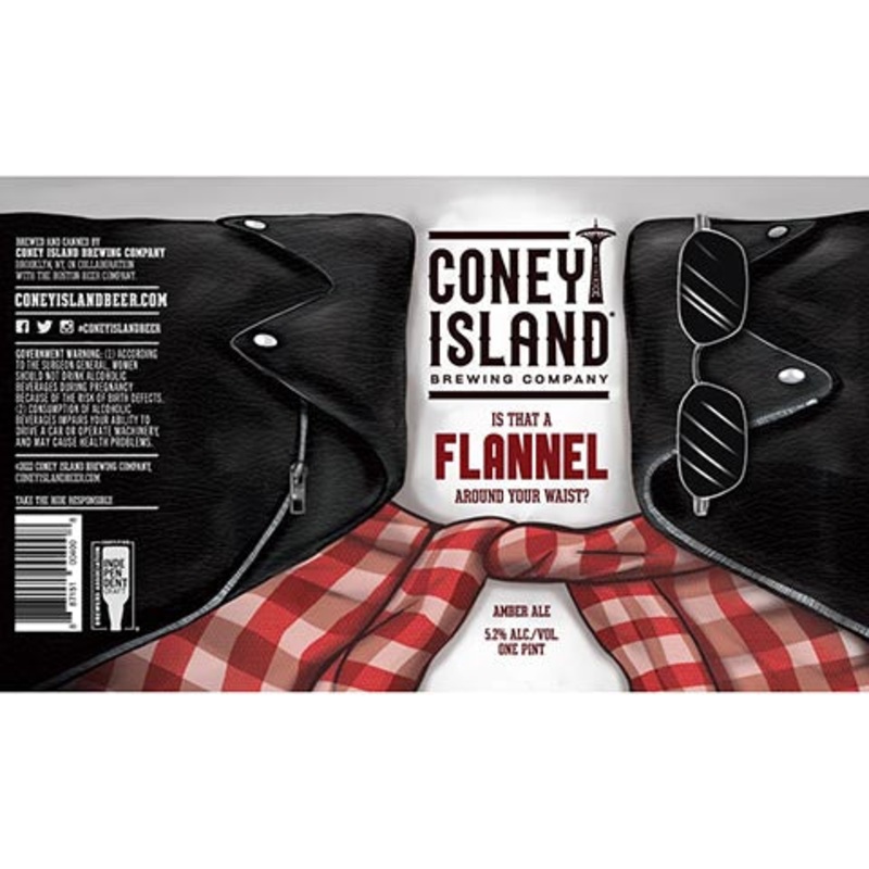 Coney Island Is That A Flannel Around Your Waist? Amber Ale 16OZ SINGLE CAN
