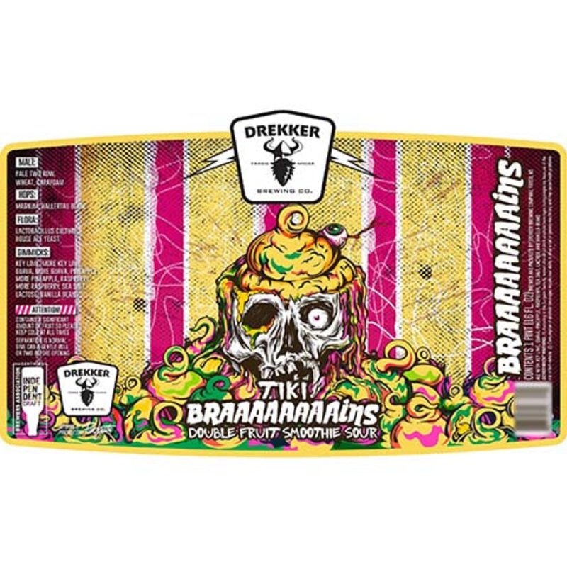 Drekker Tiki Braaaaaaaains Sour 16OZ SINGLE CAN